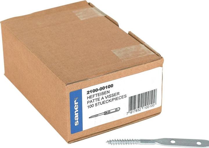 Produktbild Saner Bankeisen mit Holzgewinde (100 Stk.)