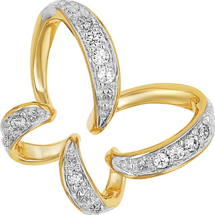 Immagine prodotto Amor Ciondolo da donna, oro 375, zirconi sintetici. | Farfalla (Oro 375, 9 ct)