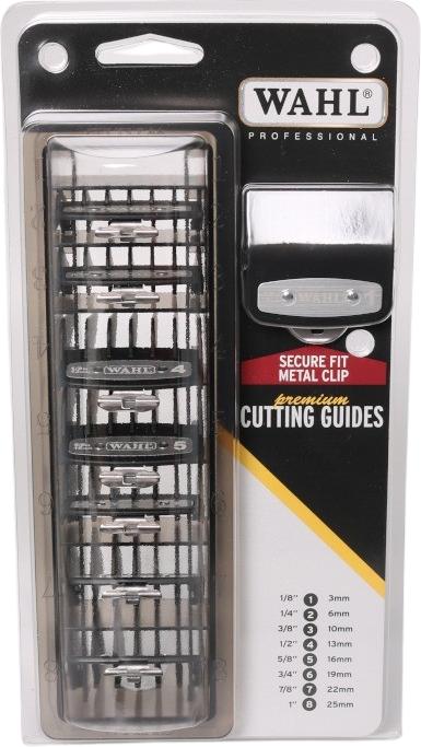 Actual product image Wahl Clip-on comb set Premium 8 pieces 3-25mm incl. storage box (8 x)
