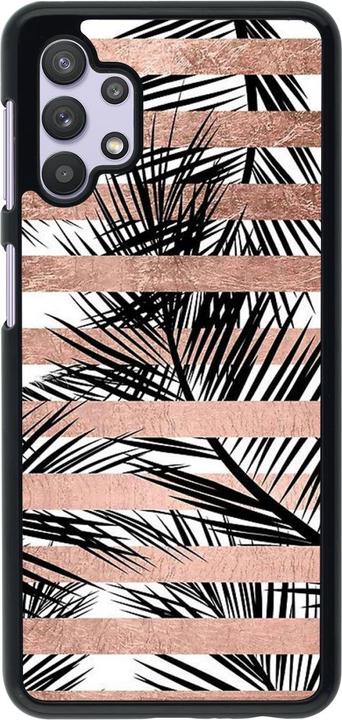 Actual product image PhoneLook Cover Palm trees gold stripes (Samsung Galaxy A32 5G)