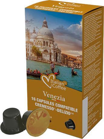 Produktbild Italian Coffee Kaffeekapseln Venezia Cremesso 16 Stück (16 x Port.)