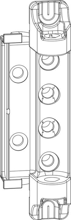 Image du produit Maco Palier de ciseaux DT160, 4/18 et 12/18 mm, 160 kg, argent (227470)