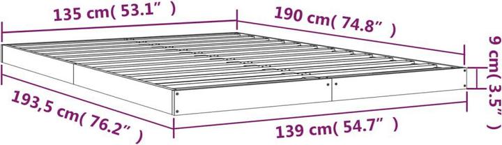 Produktbild VidaXL Burr (135 x 190 cm)
