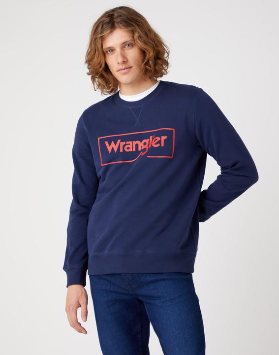 Wrangler Frame Logo Crew (S)