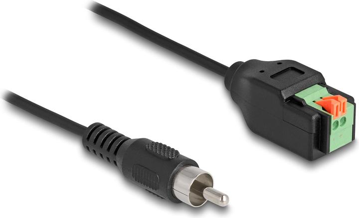 Image du produit Delock Câble RCA mâle vers adaptateur de bornier avec pression