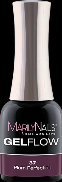 Produktbild Marily Nails GELFLOW – 37 Plum Perfection (Gel-Effekt Nagellack)