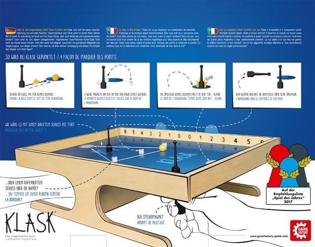 Produktbild Game Factory Klask (internationale Version) (Deutsch, Französisch, Italienisch)