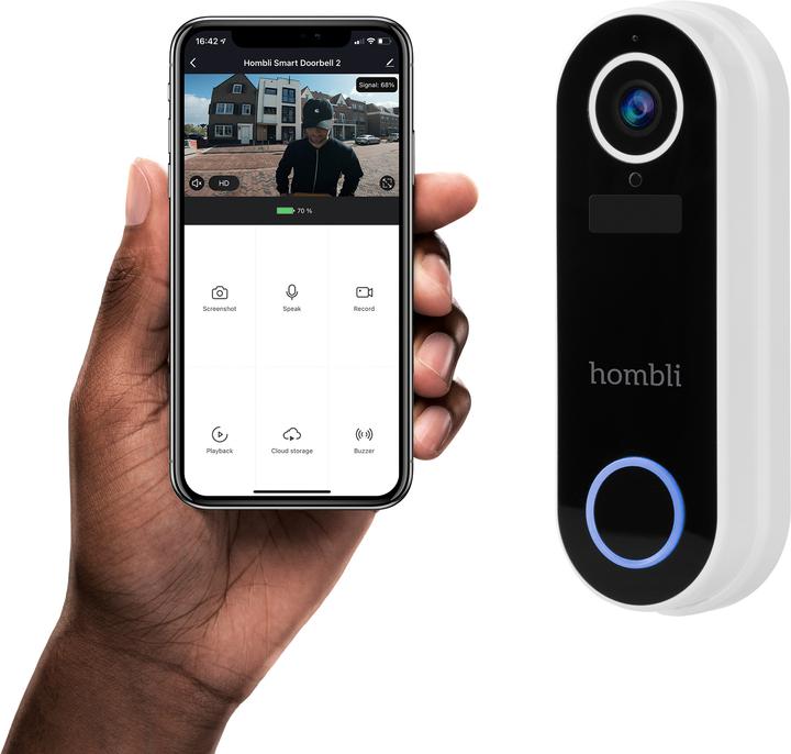 Actual product image Hombli Smart Doorbell 2 + Chime 2 (Wi-Fi)