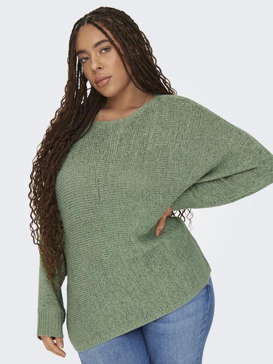 Image du produit Only Knit Fit Col rond Plus Côtelé Poignets Pulls tricotés (M)
