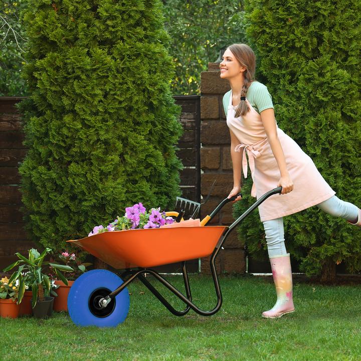 Actual product image Relaxdays 2x wheelbarrow wheel