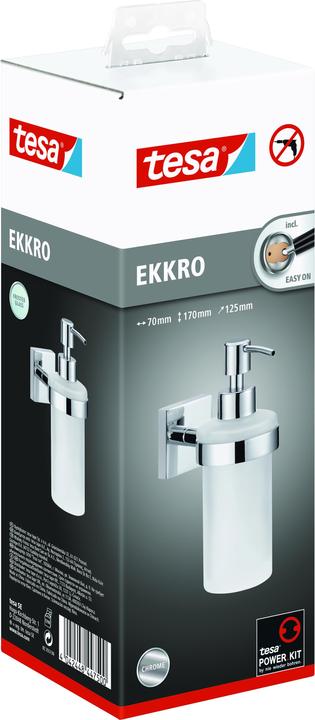 Actual product image tesa EKKRO soap dispenser incl. adhesive solution without drilling