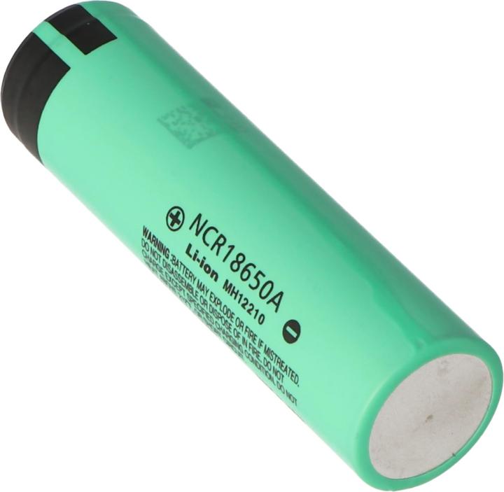 Actual product image Panasonic Akku NCR18650A ungeschützt (3100 mAh)