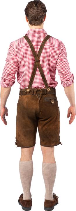 Produktbild Orlob Trachten Latzhose Herren: Kurze Oktoberfest Lederhosen (52)