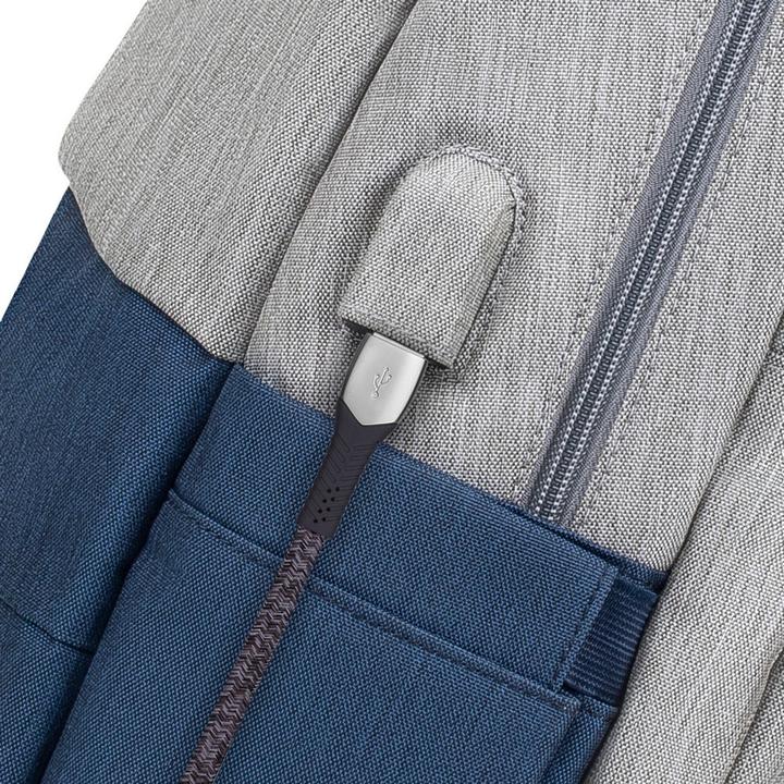 Immagine prodotto Rivacase 7567 Zaino grigio blu scuro per notebook fino a 17,3