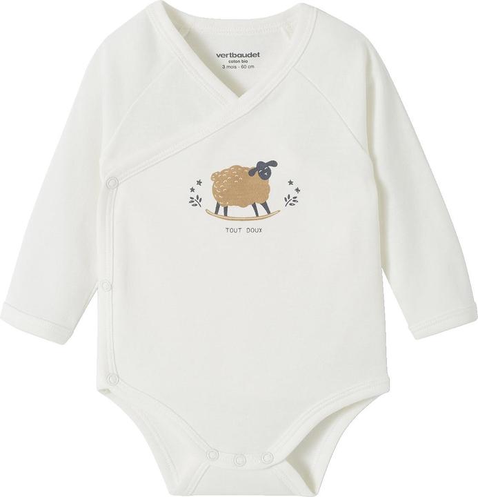 Actual product image Vertbaudet 5er-Pack Baby Wickelbodys aus Bio-Baumwolle Oeko-Tex (74)