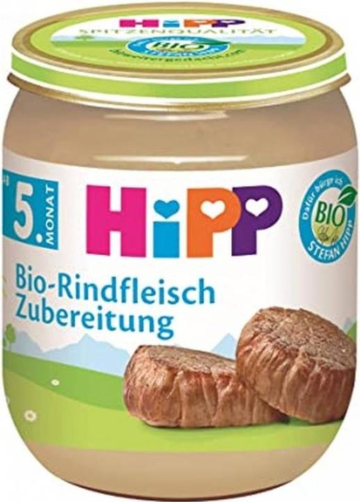 Image du produit Hipp Préparation de boeuf bio bocal (125g) (125 g)