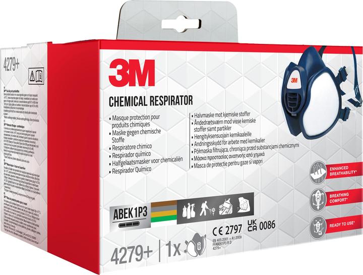 Produktbild 3M Atemschutzmaske (ABEK1P3, ABEK1, 1 x)