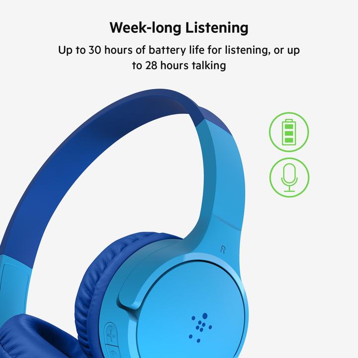 Actual product image Belkin SoundForm Mini Wireless On-Ear Headphones for Kids
