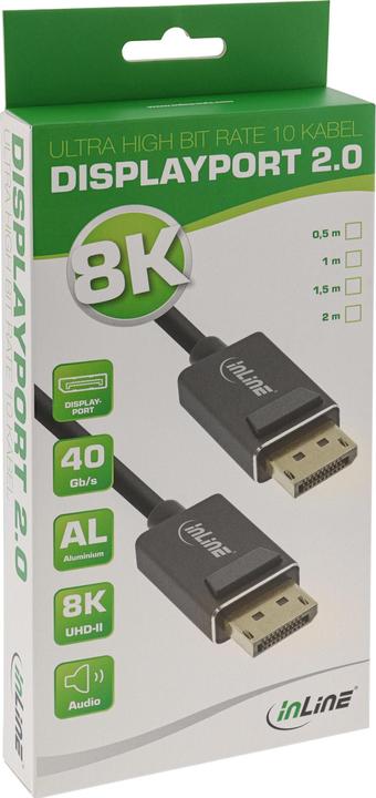 Produktbild InLine Kabel DisplayPort - DisplayPort 3m schwarz (15403P) (3 m, DisplayPort)