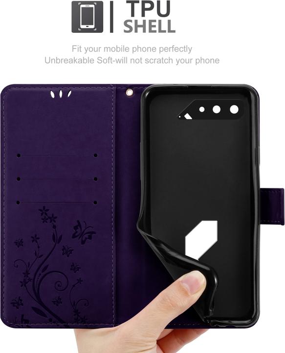 Immagine prodotto Cadorabo Custodia Flower Book (Asus ROG Phone 5)