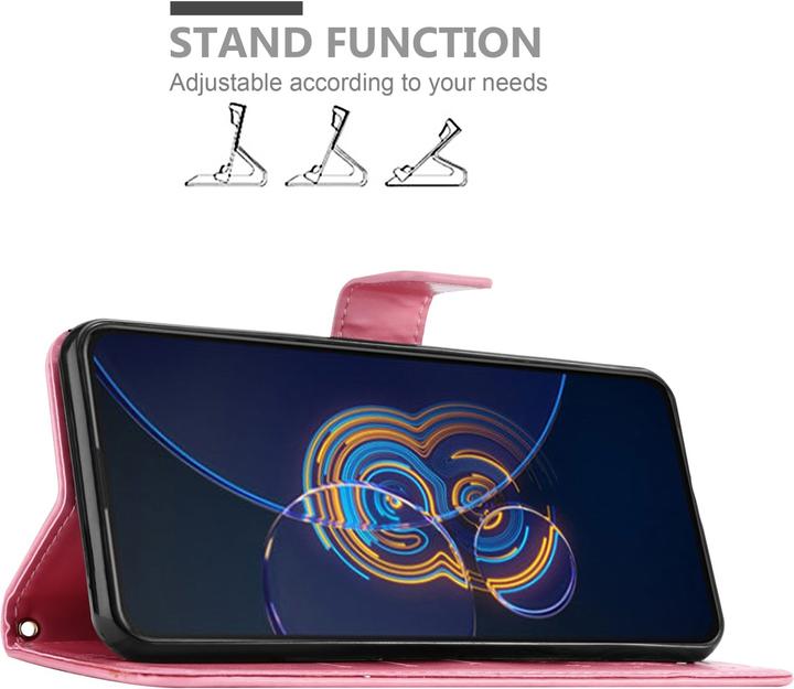Produktbild Cadorabo Flower Book Hülle (Asus Zenfone 8 Flip)