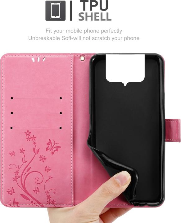 Produktbild Cadorabo Flower Book Hülle (Asus Zenfone 8 Flip)