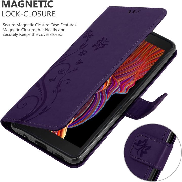 Actual product image Cadorabo Case Flower Book (Samsung Galaxy Xcover 5)