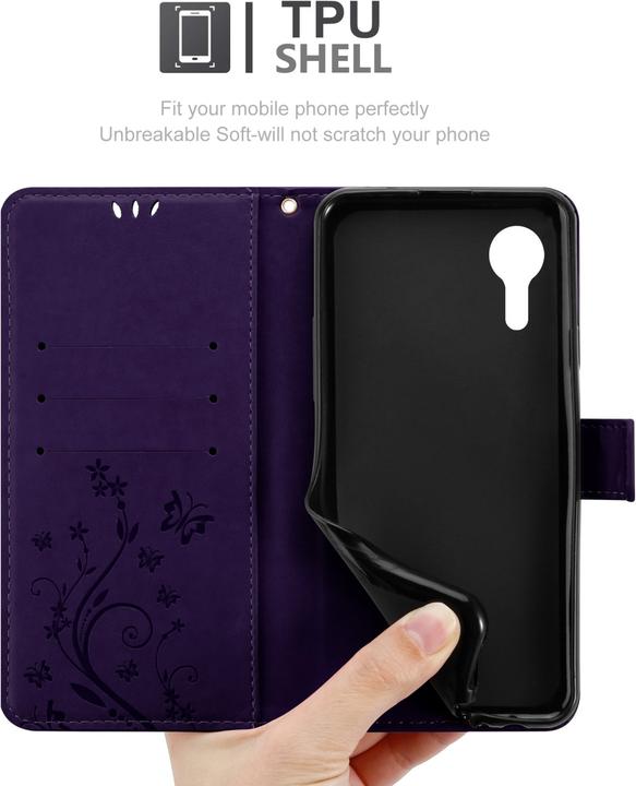 Actual product image Cadorabo Case Flower Book (Samsung Galaxy Xcover 5)