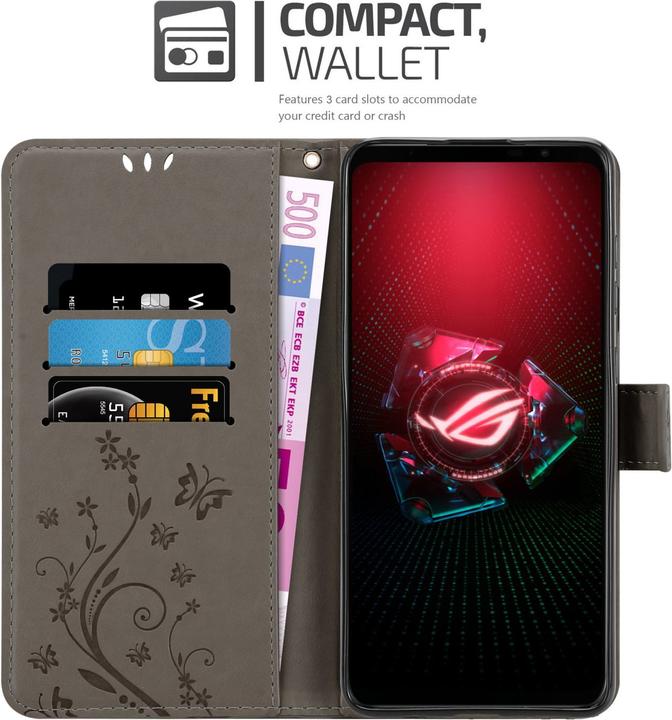 Image du produit Cadorabo Housse Flower Book (Asus ROG Phone 5)