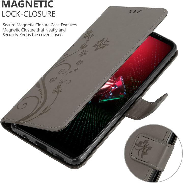 Image du produit Cadorabo Housse Flower Book (Asus ROG Phone 5)