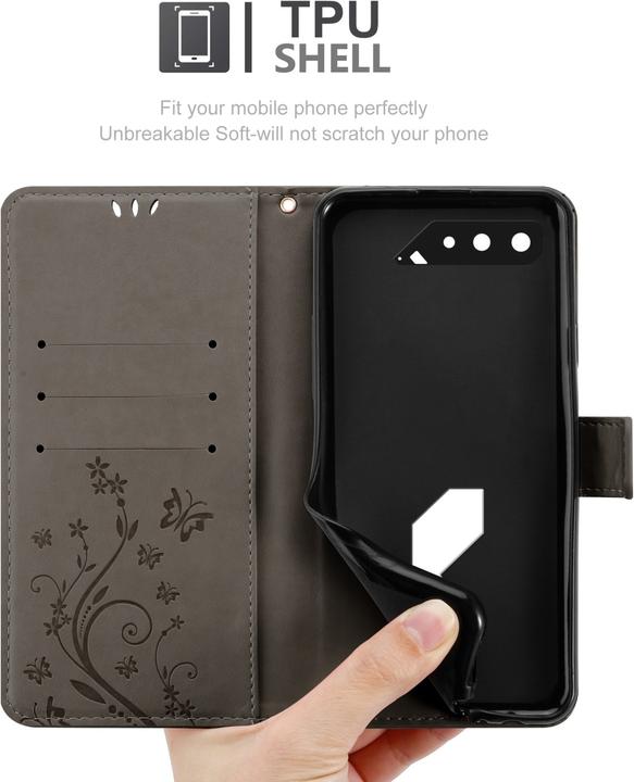 Image du produit Cadorabo Housse Flower Book (Asus ROG Phone 5)