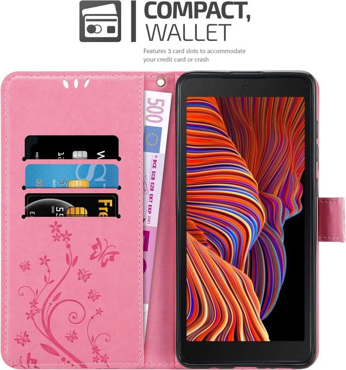 Image du produit Cadorabo Housse Flower Book (Samsung Galaxy Xcover 5)