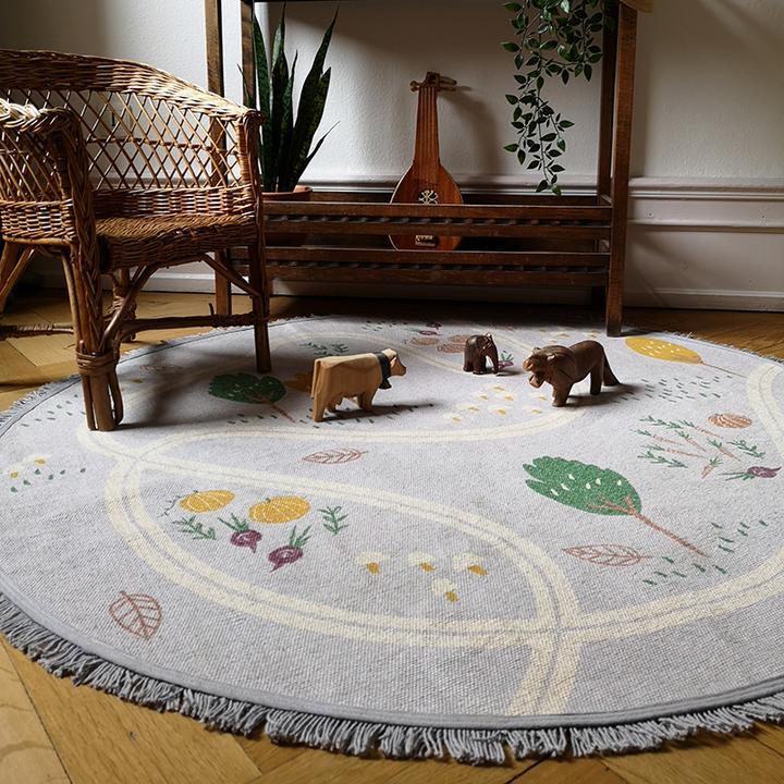 Immagine prodotto Nattiot Tappeto per bambini Piccolo giardino (Ø 120 cm)