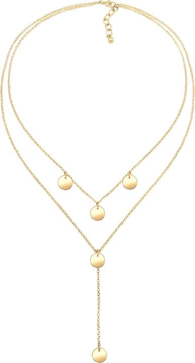 Immagine prodotto Elli Collana a Y Geo Layer Plate Argento 925 (Argento 925, 38 cm)