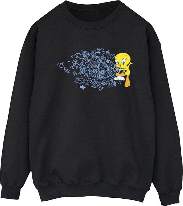 Looney Tunes ACME Doodles Tweety Sweatshirt (XXL)