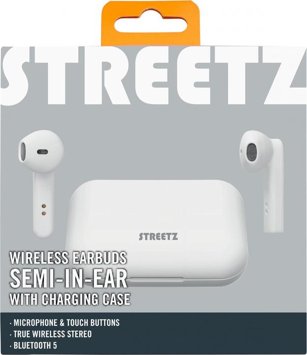 Produktbild Streetz Semi In-Ear Kopfhörer (4 h, Kabellos)