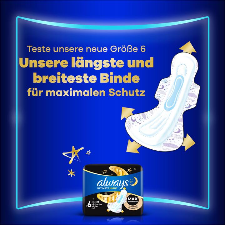 Produktbild Always Ultra Secure Night (24 x, Damenbinden)