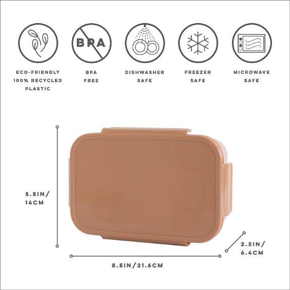 Actual product image 3 Sprouts Lunch Box, Rust - (IBBSRT)