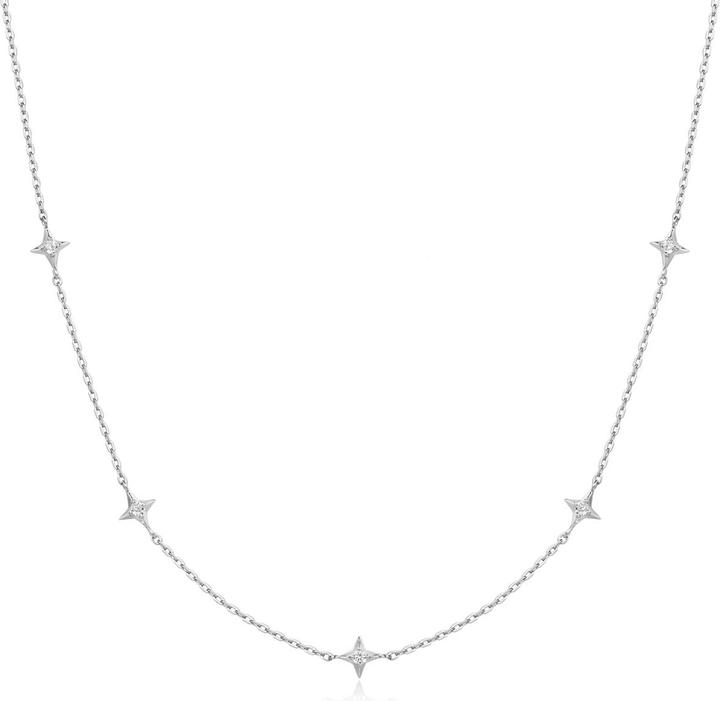 Ania Haie Silver Stars Station Halskette (925er Silber)