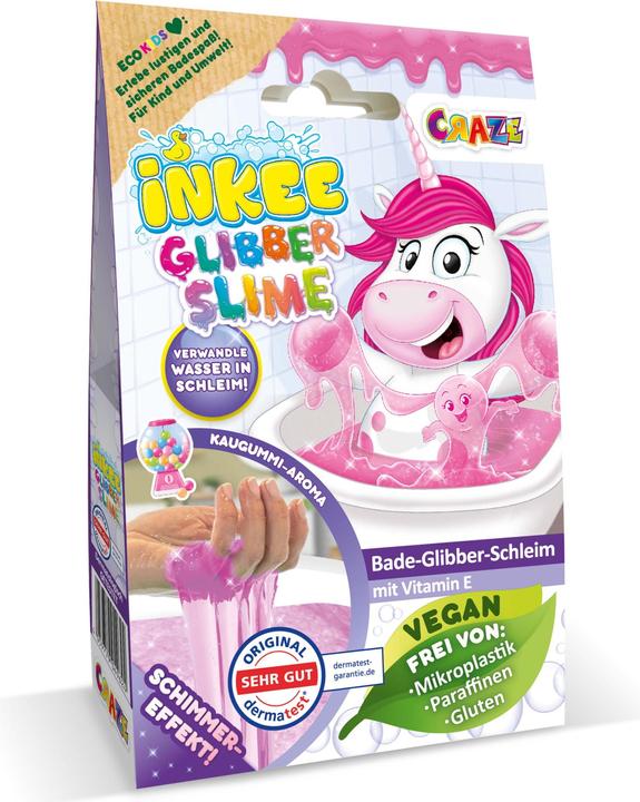 Actual product image Craze Inkee Bath Goo Slime Unicorn (1100 ml, Bath salts)