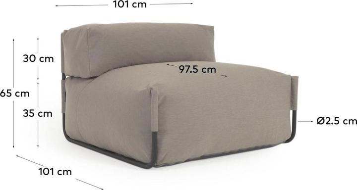 Actual product image Kave Home Square