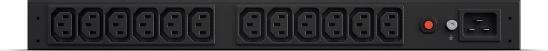 Produktbild Cyberpower BASIC PDU20BHVIEC12R 230V/16A 1U12x IEC-320 Ausgang