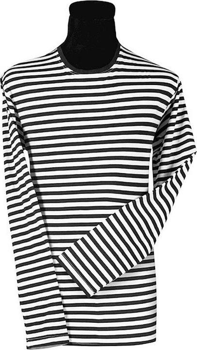 Produktbild Thetru Herren Ringelshirt langarm schwarz-weiss – alltagstauglich (L)
