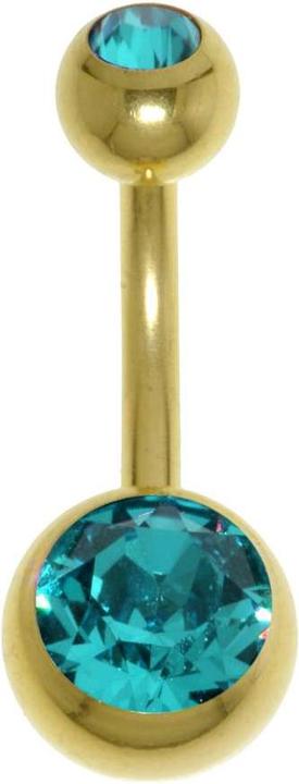 Bijouteria Bauchpiercing (Chirurgenstahl, Swarovski Kristall)