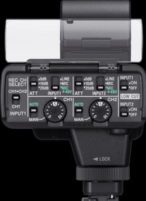 Actual product image Sony XLR K2M adapter kit and microphone (Camera-specific microphone)