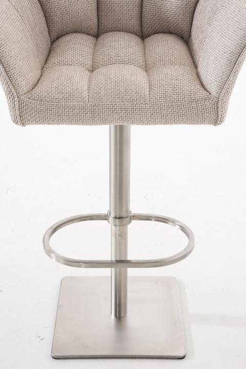 Actual product image CLP Barstool Damaso E Fabric, ivory