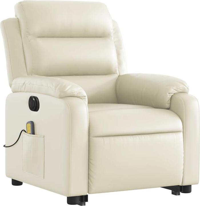 VidaXL Massagesessel mit Aufstehhilfe Elektrisch Kunstleder