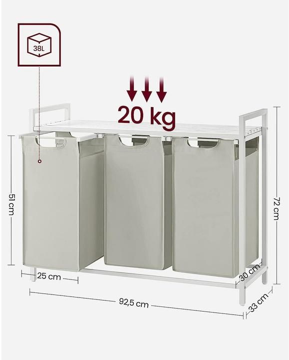 Image du produit Vasagle Laundry (114 l)