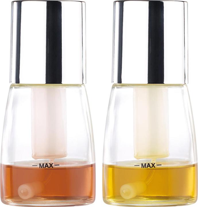 Produktbild Rosenstein & Söhne Essig- & Öl- Sprühflasche mit 2-Stufen-Sprüh-Funktion, 70 ml, 2er-Set