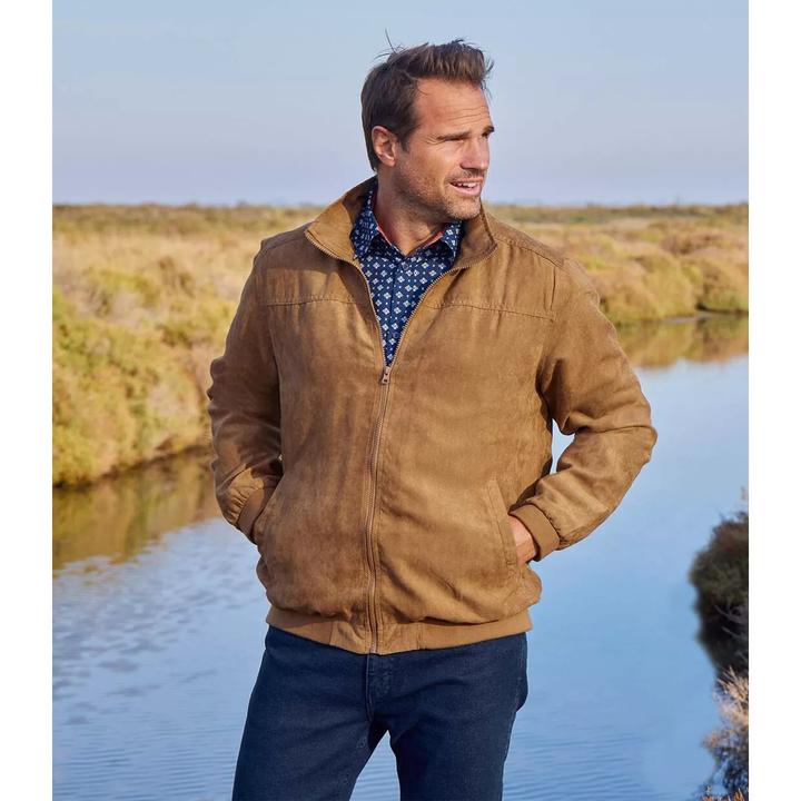 Image du produit Atlas For Men Veste aspect daim avec doublure polaire (4XL)